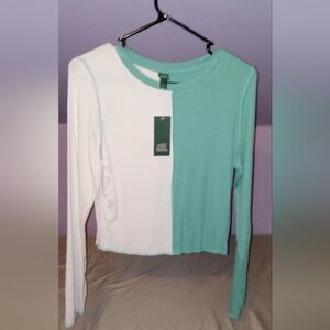 ~Wild Fable~ Two Tone Long Sleeve